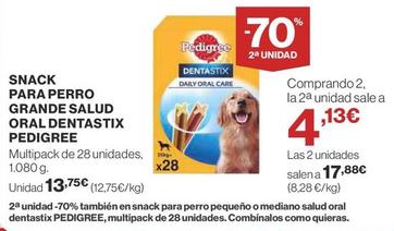 Oferta de Pedigree - Snack Para Perro Grande Salud Oral Dentastix por 13,75€ en Supercor Exprés
