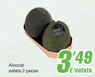 Oferta de Alvocat Safata 2 Peces por 3,49€ en SPAR Fragadis