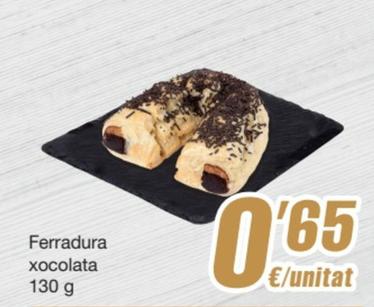 Oferta de Herraduras de chocolate por 0,65€ en SPAR Fragadis