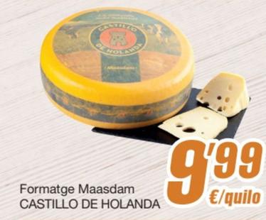 Oferta de Castillo De Holanda - Formatge Maasdam por 9,99€ en SPAR Fragadis