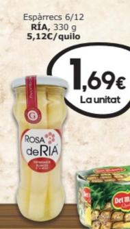 Oferta de Ria - Esparrecs por 1,69€ en SPAR Fragadis