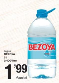 Oferta de Bezoya - Aigua por 1,99€ en SPAR Fragadis