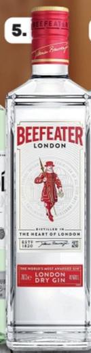 Oferta de Beefeater - Ginebra por 13,95€ en SPAR Fragadis