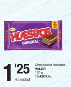 Oferta de Valor - Chocolatina Huesitos por 1,25€ en SPAR Fragadis