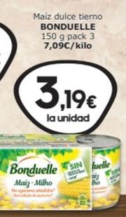Oferta de BONDUELLE  - Maíz Dulce por 3,19€ en SPAR Fragadis