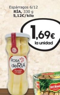 Oferta de Rosa De Ria - Espárragos por 1,69€ en SPAR Fragadis