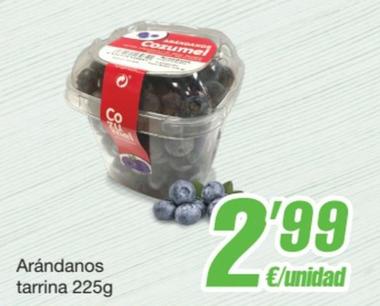 Oferta de Arandanos Tarrina por 2,99€ en SPAR Fragadis
