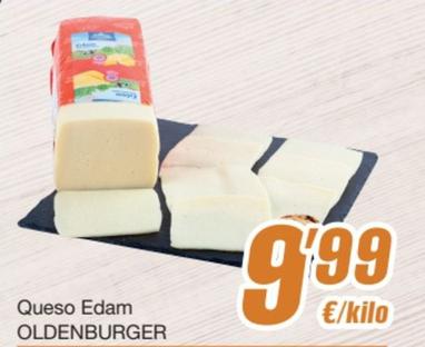 Oferta de Oldenburger - Queso Edam por 9,99€ en SPAR Fragadis
