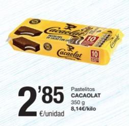 Oferta de Cacaolat - Pastelitos por 2,85€ en SPAR Fragadis