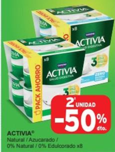 Oferta de Activia - Natural / Azucarado / 0% Natural / 0% Edulcorado en SPAR Fragadis