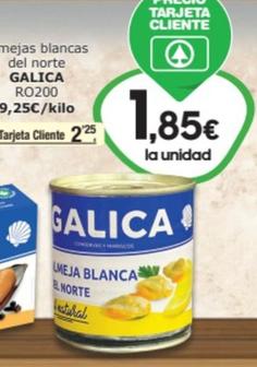 Oferta de Galica - Almenejas Blancas Del Norte por 1,85€ en SPAR Fragadis