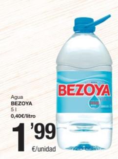 Oferta de Bezoya - Agua por 1,99€ en SPAR Fragadis