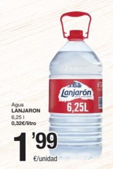 Oferta de Lanjarón - Agua por 1,99€ en SPAR Fragadis