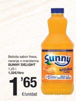 Oferta de Sunny Delight - Bebida Sabor Fresa, Sunny Naranja O Mandarina por 1,65€ en SPAR Fragadis