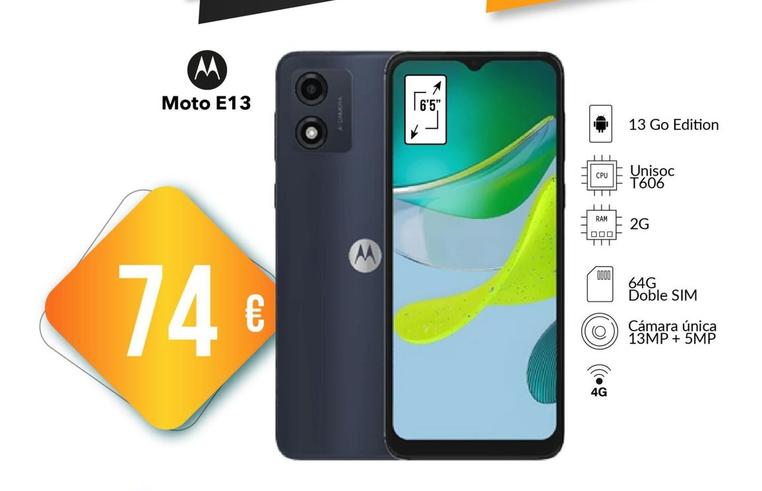 Oferta de Smartphones Motorola por 74€ en Zbitt