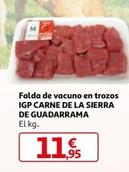 Oferta de Carne De La Sierra De Guadarrama  - Falda De Vacuno En Trozos IGP por 11,95€ en Alcampo