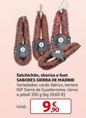 Oferta de Sierra De Madrid - Salchichón, Chorizo O Fuet Sabores  por 9,9€ en Alcampo