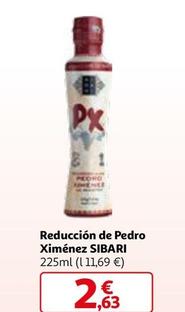 Oferta de Sibari - Reducción De Pedro Ximénez por 2,63€ en Alcampo