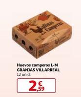 Oferta de Granjas Villarreal - Huevos Camperos L-M por 2,59€ en Alcampo