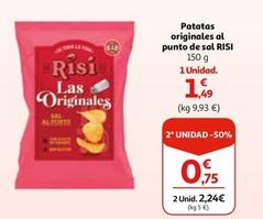 Oferta de Risi - Patatas Originales Al Punto De Sal por 1,49€ en Alcampo