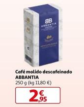Oferta de Abbantia - Café Molido Descafeinado  por 2,95€ en Alcampo