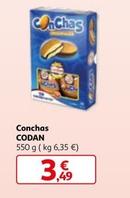 Oferta de Codan - Conchas por 3,49€ en Alcampo