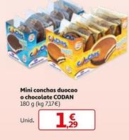 Oferta de CODAN - Mini Conchas Duocao o Chocolate  por 1,29€ en Alcampo