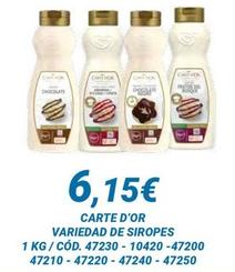Oferta de Sirope por 6,15€ en Dialsur Cash & Carry