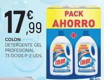 Oferta de Detergente gel por 17,99€ en Comerco Cash & Carry