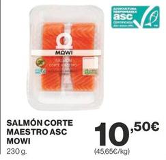 Oferta de Mowi - Salmon Corte Maestro ASC por 10,5€ en Supercor Exprés