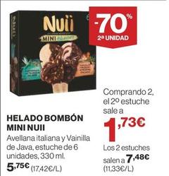 Oferta de Nuii - Helado Bombón por 5,75€ en Supercor Exprés