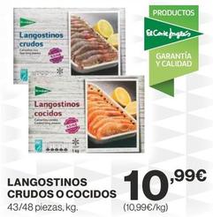 Oferta de Langostinos por 10,99€ en Supercor Exprés