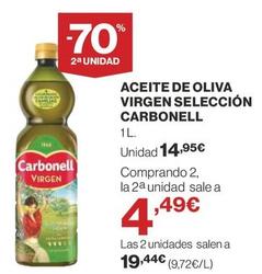 Oferta de Carbonell - Aceite De Oliva Virgen Selección por 14,95€ en Supercor Exprés