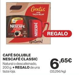 Oferta de Nescafé - Café Soluble Classic por 6,65€ en Supercor Exprés
