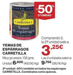 Oferta de Carretilla - Yemas De Espárragos por 6,5€ en Supercor Exprés