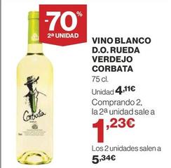 Oferta de Corbata - Vino Blanco D.o. Rueda Verdejo por 4,11€ en Supercor Exprés