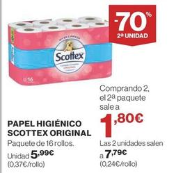 Oferta de Scottex - Papel Higiénico por 5,99€ en Supercor Exprés