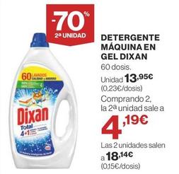 Oferta de Dixan - Detergente Máquina En Gel por 13,95€ en Supercor Exprés