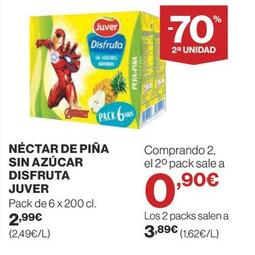 Oferta de Juver - Néctar De Piña Sin Azúcar Disfruta por 2,99€ en Supercor Exprés