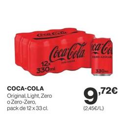 Oferta de Coca-cola - Original, Light, Zero O Zero-zero por 9,72€ en Supercor Exprés