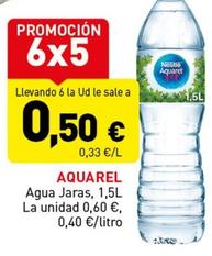 Oferta de Agua por 0,5€ en Hiperber