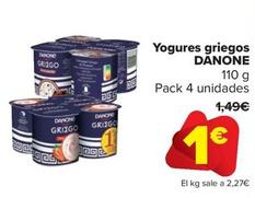 Oferta de Yogur griego por 1€ en Carrefour Market