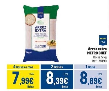 Oferta de Metro Chef - Arroz Extra  por 8,89€ en Makro
