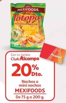 Oferta de Nachos por 3€ en Alcampo