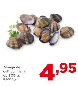 Oferta de Almeja De Cultivo por 4,95€ en Alimerka