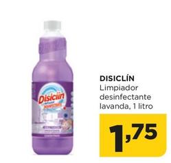 Oferta de Disiclin - Limpiador Desinfectante Lavanda por 1,75€ en Alimerka