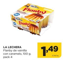Oferta de Nestlé - La Lechera Flanby De Vainilla Con Caramelo por 1,49€ en Alimerka