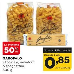 Oferta de Garofalo - Elicoidale, Radiatori O Spaghettini por 1,7€ en Alimerka