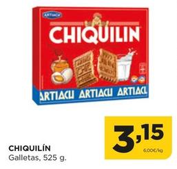 Oferta de Artiach - Chiquilín Galletas por 3,15€ en Alimerka