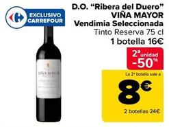 Oferta de Viña Mayor - D.O. “Ribera Del Duero\   Vendimia Seleccionada" por 16€ en Carrefour